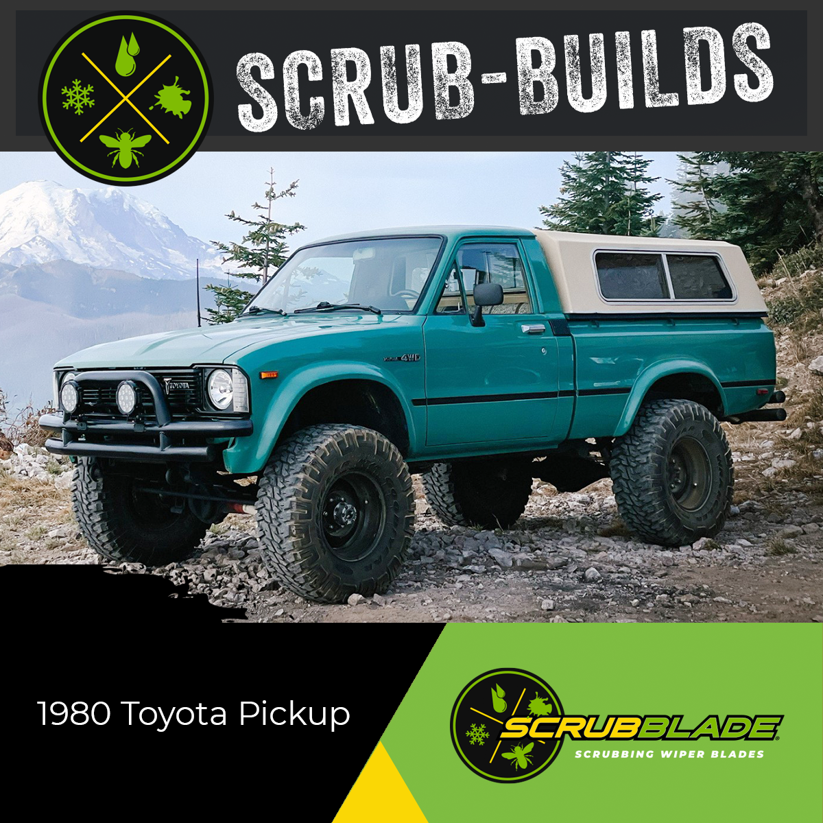 SCRUB-BUILDS VOLUME 2: DRU BILT 1980 TOYOTA PICKUP