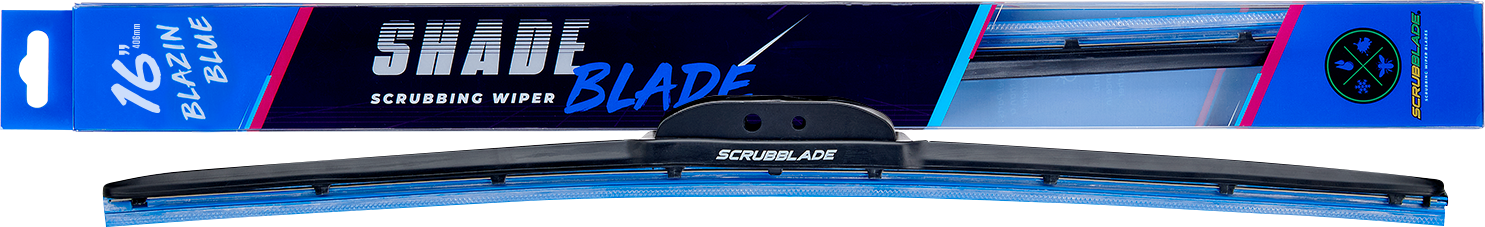 16" Blazin Blue ShadeBlade Wiper Blade