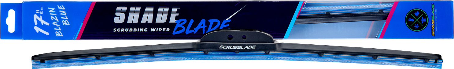 17" Blazin Blue ShadeBlade Wiper Blade