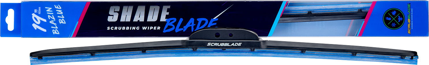 19" Blazin Blue ShadeBlade Wiper Blade