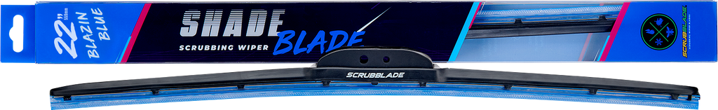 22" Blazin Blue ShadeBlade Wiper Blade