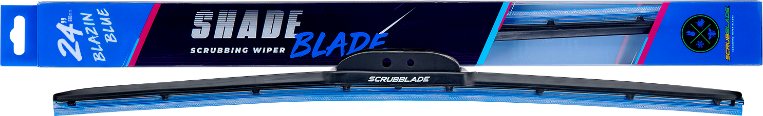24" Blazin Blue ShadeBlade Wiper Blade