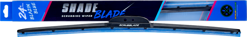 24" Blazin Blue ShadeBlade Wiper Blade
