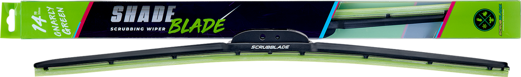 14" Gnarly Green ShadeBlade Wiper Blade