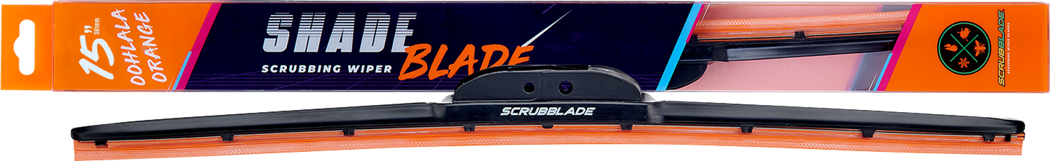 15" Oohlala Orange ShadeBlade Wiper Blade