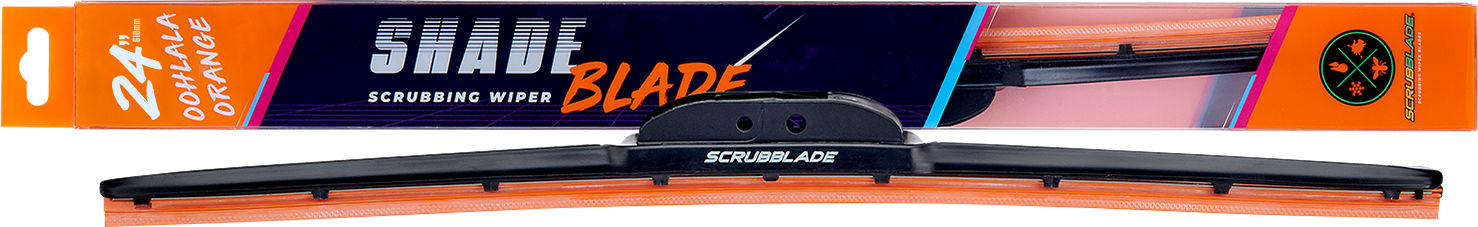 24" Oohlala Orange ShadeBlade Wiper Blade