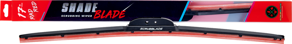 17" Rad Red ShadeBlade Wiper Blade