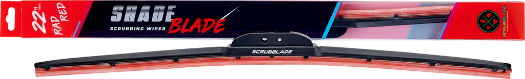 22" Rad Red ShadeBlade Wiper Blade